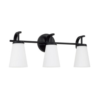 Drake Three Light Vanity in Matte Black (65|161031MB-660)