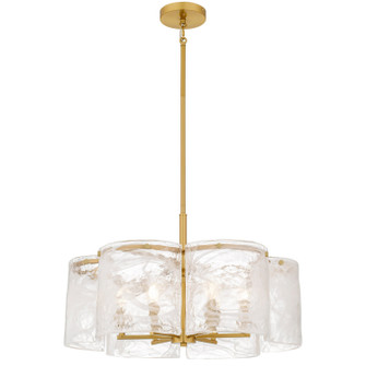 Maisie Six Light Pendant in Brushed Gold (10|MAI2824BRG)
