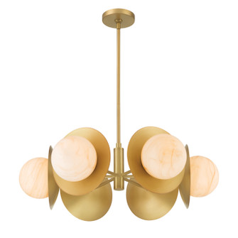 Olenne Six Light Pendant in Legacy Brass (7|10386-732)