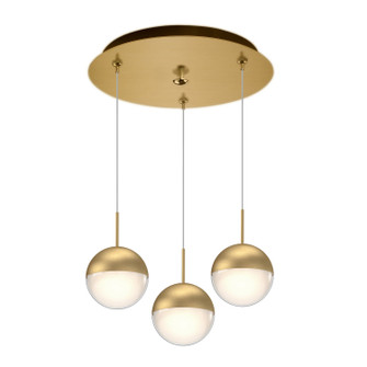 Pluto LED Pendant in Brushed Gold (347|MP402801BG-03)
