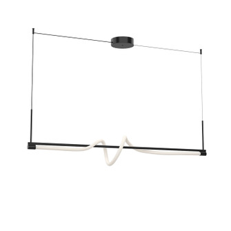 Cursive LED Linear Pendant in Black (347|LP95354-BK-UNV)