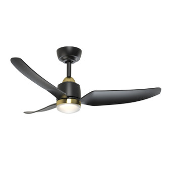 Hugo 42'' Ceiling Fan in Brushed Gold/Matte Black (347|CF72942-BG/MB-5CCT)