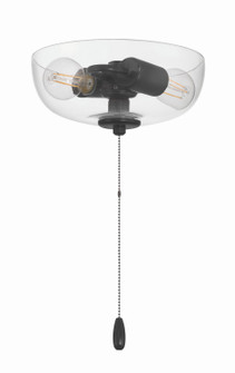 LED Fan Light Kit in Flat Black (46|LK2601-2L-FB)