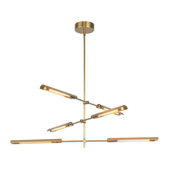 Astrid LED Pendant in Metal Shade/Vintage Brass (452|MP316406VBMS-UNV)