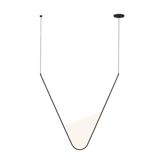 Mizu LED Chandelier in Nightshade Black (182|SLCH836SCTB)