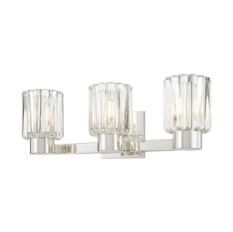 Danae Three Light Bath in Polished Nickel (428|H1107303-PN)