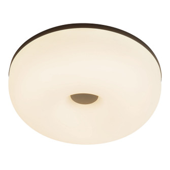Jada LED Flush Mount in Black/Opal Glass (347|FM69012-BK/OP)
