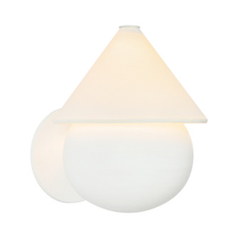 Rowan LED Wall Sconce in Antique White/White Linen (452|WS453107AWWL)