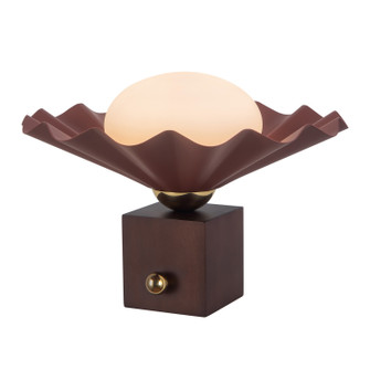 Furrow One Light Table Lamp in Burgundy (452|TL354012BGD)