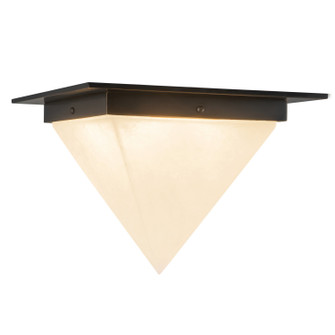 Mineral One Light Flush Mount in Urban Bronze/Alabaster (452|FM345119UBAR)