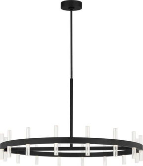 Silas LED Chandelier in Midnight Black | Midnight Black (454|SLC11032MBK)