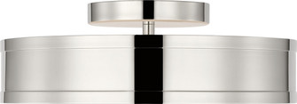 Dupont LED Semi Flush Mount in Polished Nickel | Polished Nickel (454|PCF1051PN)