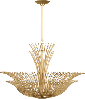 Dorelle Six Light Chandelier in Gild/Gild (454|LXC1196GD)