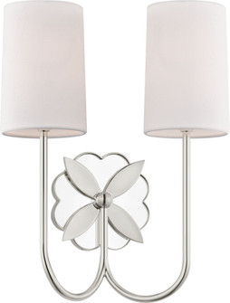 Spencer Two Light Wall Sconce in Polished Nickel | Polished Nickel (454|KSW1192PN)