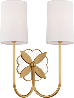 Spencer Two Light Wall Sconce in Burnished Brass | Burnished Brass (454|KSW1192BBS)