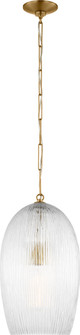 Serafina One Light Pendant in Burnished Brass/Burnished Brass (454|HP1001BBS)