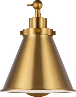 Wellfleet One Light Wall Sconce in Burnished Brass | Burnished Brass (454|CW1121BBS)