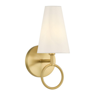 Wilkes One Light Wall Sconce in Warm Brass (51|9-4700-1-322)