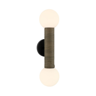 Jarrell Two Light Wall Sconce in Matte Black (51|9-4081-2-BK)
