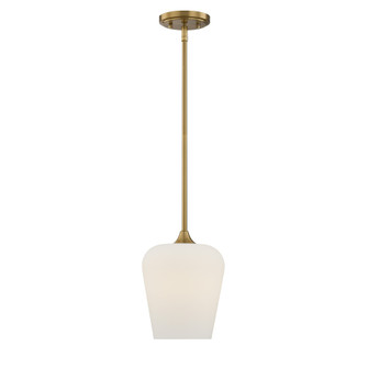 Octave One Light Pendant in Warm Brass (51|7-6036-1-322)