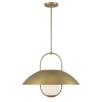 Lehigh One Light Pendant in Warm Brass (51|7-3070-1-322)