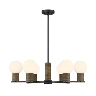 Jarrell Six Light Chandelier in Matte Black (51|1-4080-6-89)