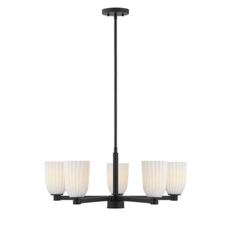 Baldwin Five Light Chandelier in Matte Black (51|1-1246-5-89)