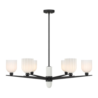 Collier Six Light Chandelier in Matte Black (51|1-1125-6-89)