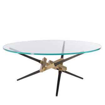 Crux Crux Coffee Table w/Steel Legs in Dark Smoke (39|750122-07-85-VA0814)