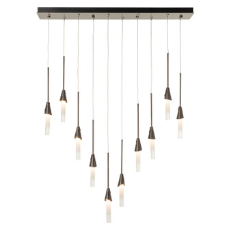 Lilium Lilium 10-Light Linear Pendant in Black (39|131165-SKT-STND-10-WC0821)