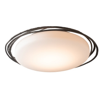 Nova LED Flush Mount in White (39|122112-LED-02-GG0437)