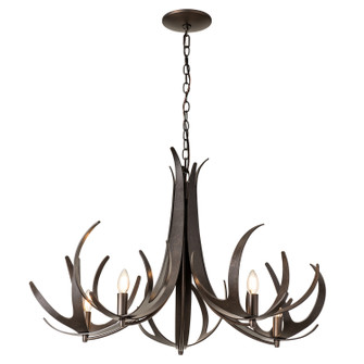 Caribou Five Light Chandelier in Vintage Platinum (39|101325-SKT-82)