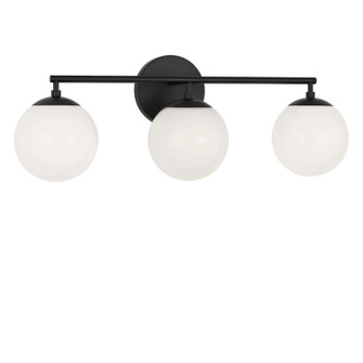 Nube Three Light Vanity in Midnight Black (1|GLV1853MBKE)