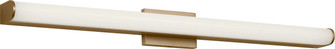 Cavitt LED Vanity in Satin Brass (1|GLV1551SB-L)