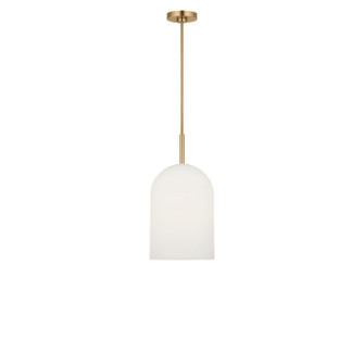 Neblina One Light Pendant in Satin Brass (1|GLP1941SBE)
