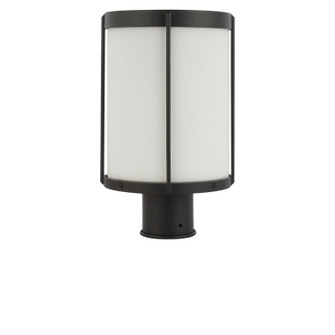 Luning One Light Outdoor Post Lantern in Textured Black (1|GLO1741OE-TXB)
