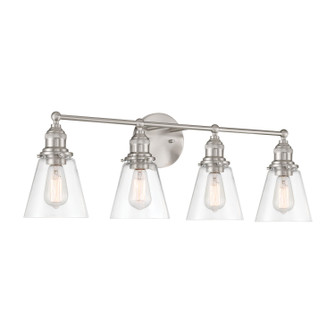 Barwell Four Light Vanity in Brushed Nickel (7|5684-84)