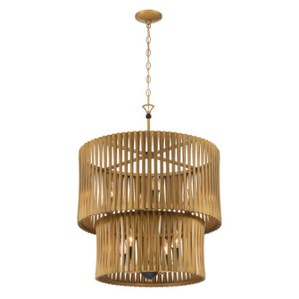 Aven Eight Light Pendant in Sand Coal Black (7|16028-877)