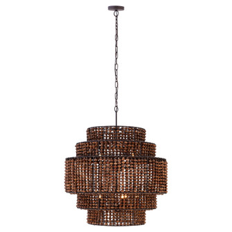 Beaudelle Nine Light Pendant in Dark Bronze (7|12959-860)
