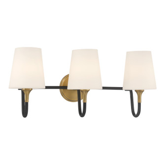Brienne Three Light Vanity in Legacy Brass (7|10273-876)