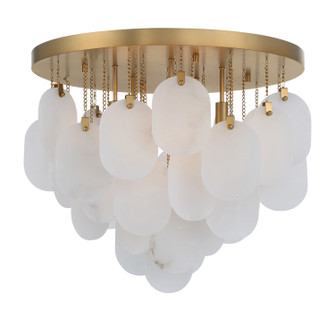 Velisse Five Light Flush Mount in Legacy Brass (29|N3675-732)