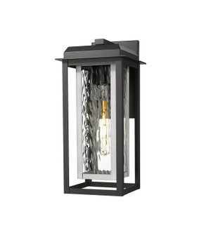 Mansfield One Light Wall Sconce in Matte Black (405|9951-1W-BK-16-CG-SV-WG)