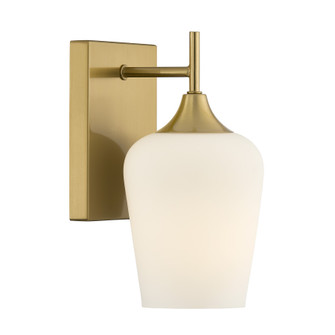 Octave One Light Wall Sconce in Warm Brass (51|9-6030-1-322)
