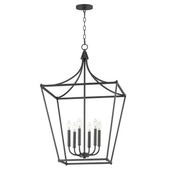 Clifton Six Light Pendant in Black (16|25316BK)