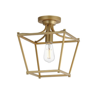 Clifton One Light Pendant / Semi-Flush in Natural Aged Brass (16|25311NAB)