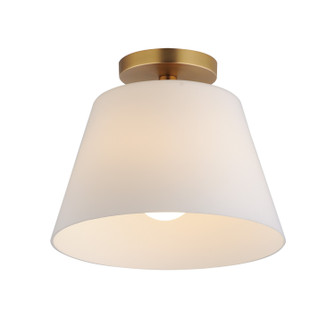 Hudson One Light Semi-Flush Mount/Pendant in Natural Aged Brass (16|12880SWNAB)