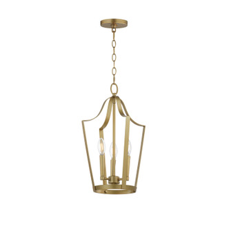 Arden Three Light Pendant in Natural Aged Brass (16|10423NAB)
