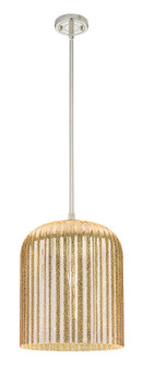 Downtown Urban One Light Pendant in Polished Nickel (405|434-1S-PN-G559-12ME)