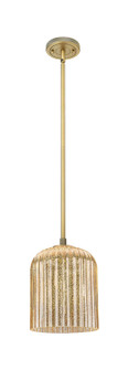 Downtown Urban One Light Pendant in Brushed Brass (405|434-1S-BB-G559-8ME)