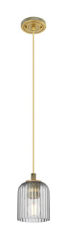 Downtown Urban One Light Pendant in Brushed Brass (405|434-1P-BB-G559-5SM)